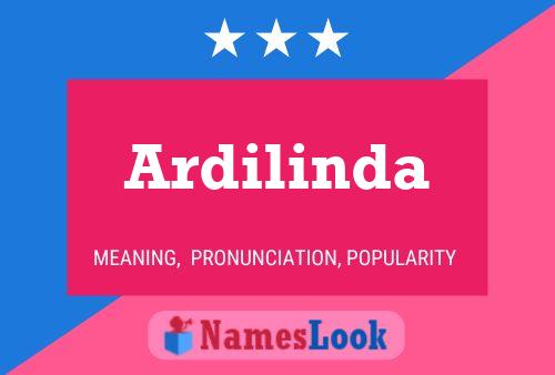 Ardilinda பெயர் போஸ்டர்