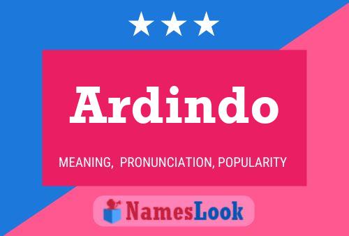 Ardindo பெயர் போஸ்டர்