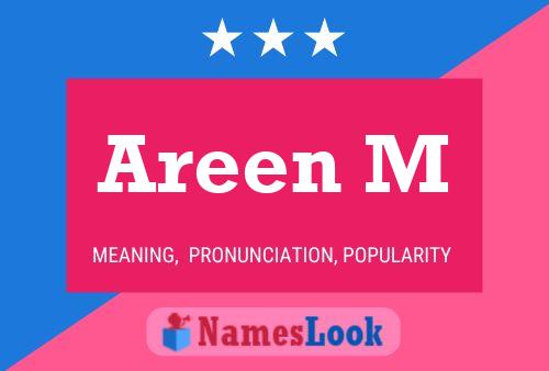 Areen M பெயர் போஸ்டர்