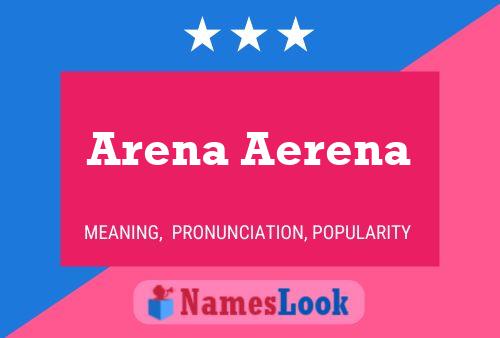 Arena Aerena பெயர் போஸ்டர்