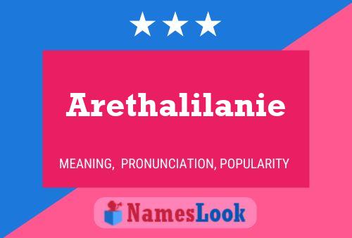 Arethalilanie பெயர் போஸ்டர்