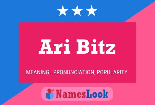 Ari Bitz பெயர் போஸ்டர்