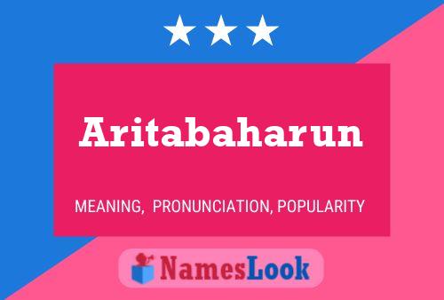 Aritabaharun பெயர் போஸ்டர்