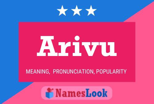 Arivu பெயர் போஸ்டர்