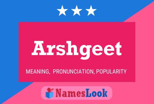 Arshgeet பெயர் போஸ்டர்