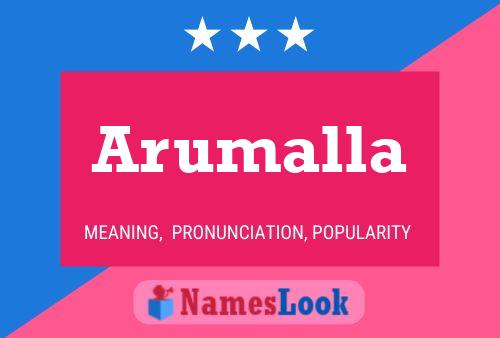 Arumalla பெயர் போஸ்டர்