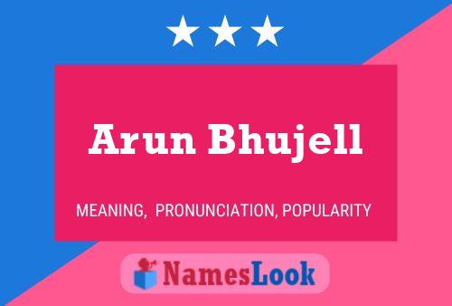 Arun Bhujell பெயர் போஸ்டர்