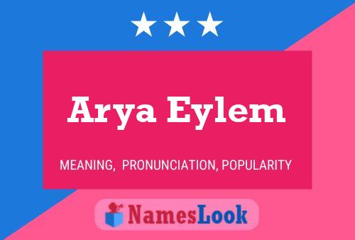 Arya Eylem பெயர் போஸ்டர்