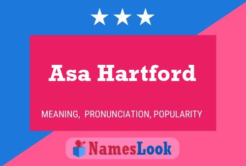 Asa Hartford பெயர் போஸ்டர்