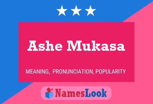 Ashe Mukasa பெயர் போஸ்டர்