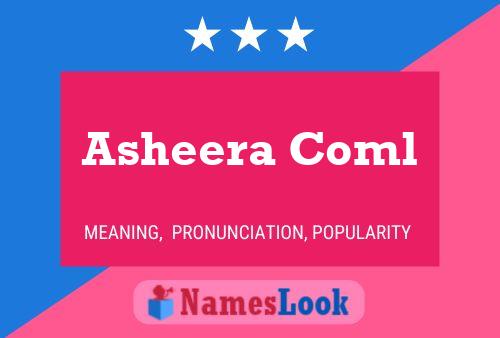 Asheera Coml பெயர் போஸ்டர்