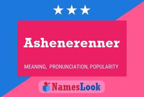 Ashenerenner பெயர் போஸ்டர்