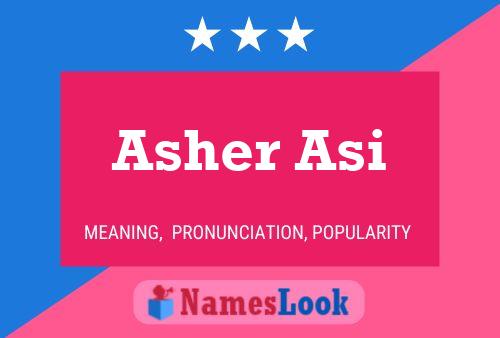 Asher Asi பெயர் போஸ்டர்