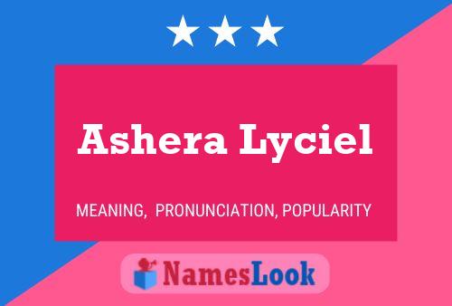 Ashera Lyciel பெயர் போஸ்டர்