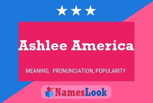 Ashlee America பெயர் போஸ்டர்