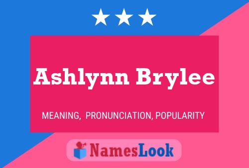 Ashlynn Brylee பெயர் போஸ்டர்