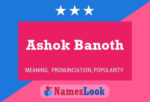 Ashok Banoth பெயர் போஸ்டர்