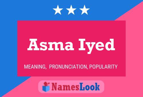 Asma Iyed பெயர் போஸ்டர்