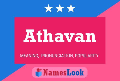 Athavan பெயர் போஸ்டர்