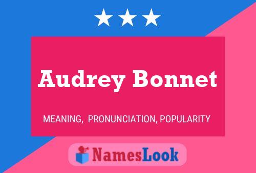 Audrey Bonnet பெயர் போஸ்டர்