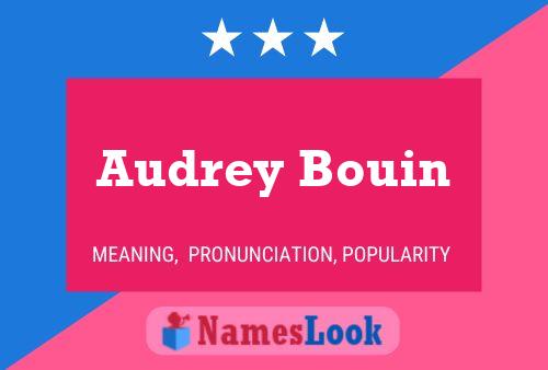 Audrey Bouin பெயர் போஸ்டர்