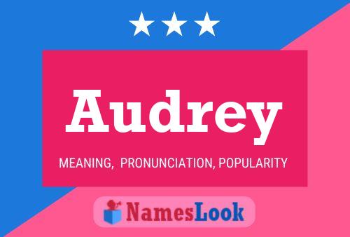 Audrey பெயர் போஸ்டர்