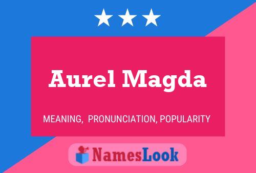 Aurel Magda பெயர் போஸ்டர்