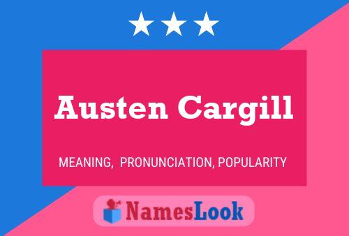 Austen Cargill பெயர் போஸ்டர்