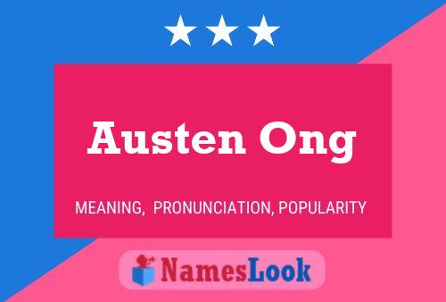 Austen Ong பெயர் போஸ்டர்