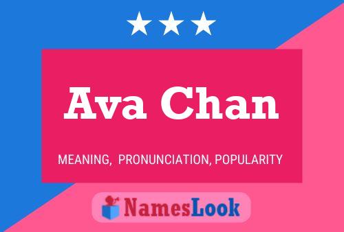 Ava Chan பெயர் போஸ்டர்