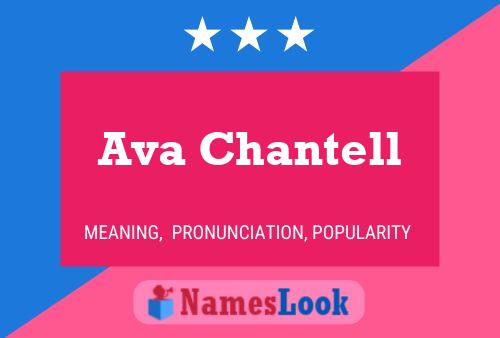 Ava Chantell பெயர் போஸ்டர்