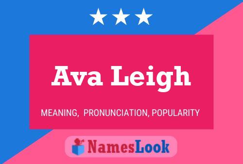 Ava Leigh பெயர் போஸ்டர்