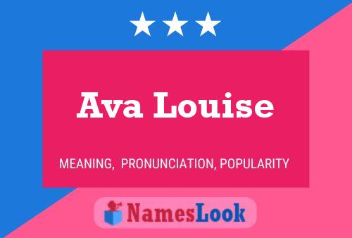 Ava Louise பெயர் போஸ்டர்