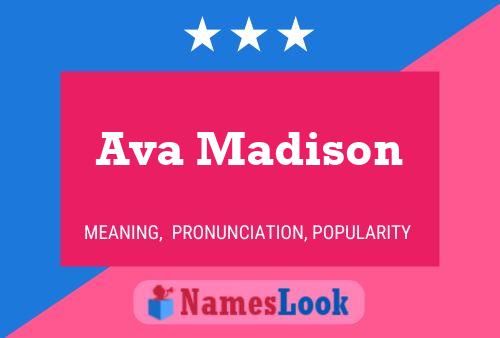 Ava Madison பெயர் போஸ்டர்