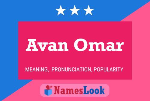 Avan Omar பெயர் போஸ்டர்