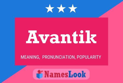 Avantik பெயர் போஸ்டர்