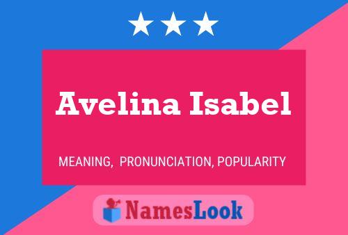 Avelina Isabel பெயர் போஸ்டர்