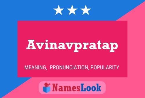 Avinavpratap பெயர் போஸ்டர்