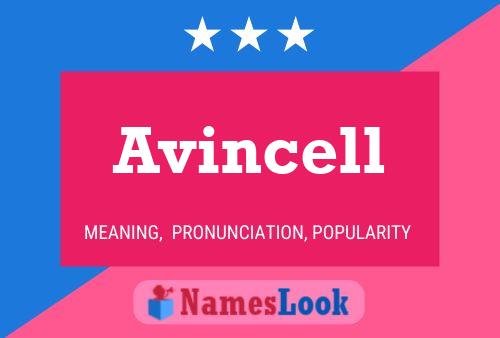 Avincell பெயர் போஸ்டர்