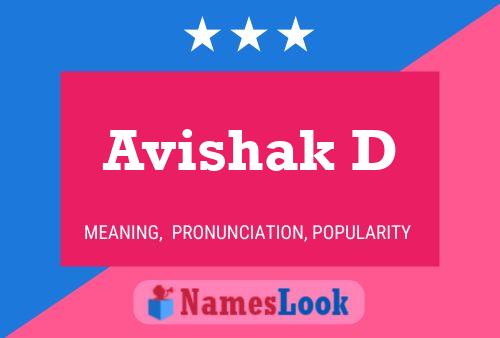 Avishak D பெயர் போஸ்டர்