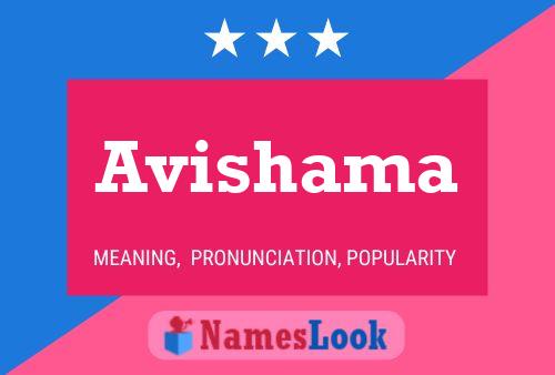 Avishama பெயர் போஸ்டர்