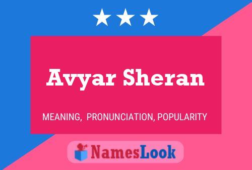 Avyar Sheran பெயர் போஸ்டர்