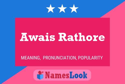 Awais Rathore பெயர் போஸ்டர்