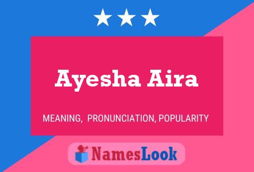 Ayesha Aira பெயர் போஸ்டர்