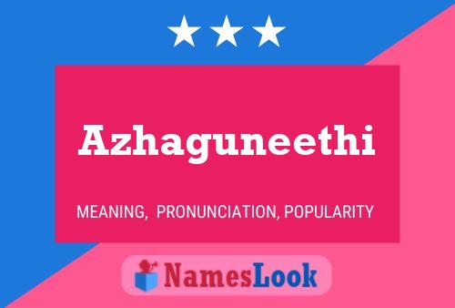 Azhaguneethi பெயர் போஸ்டர்