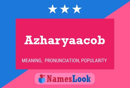 Azharyaacob பெயர் போஸ்டர்