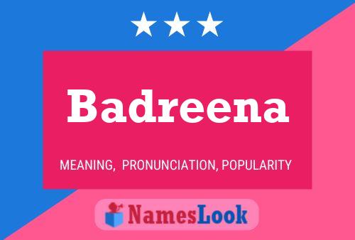 Badreena பெயர் போஸ்டர்