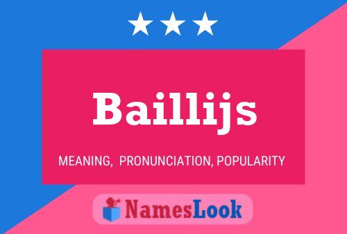 Baillijs பெயர் போஸ்டர்