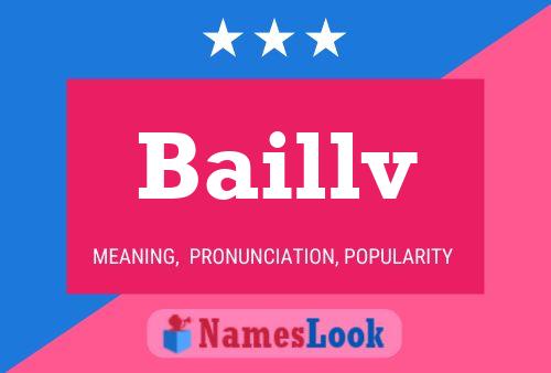 Baillv பெயர் போஸ்டர்