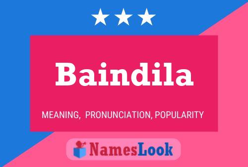 Baindila பெயர் போஸ்டர்